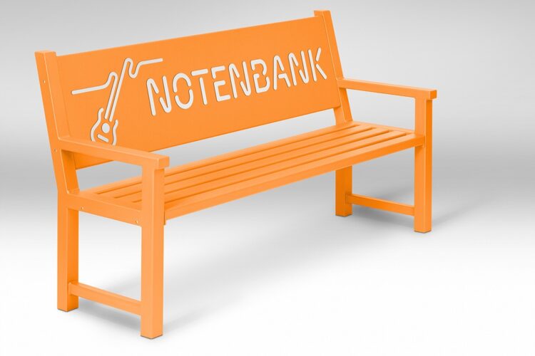 Nostalgia P 502 | Cutout + »Gitarre« | Pastellorange